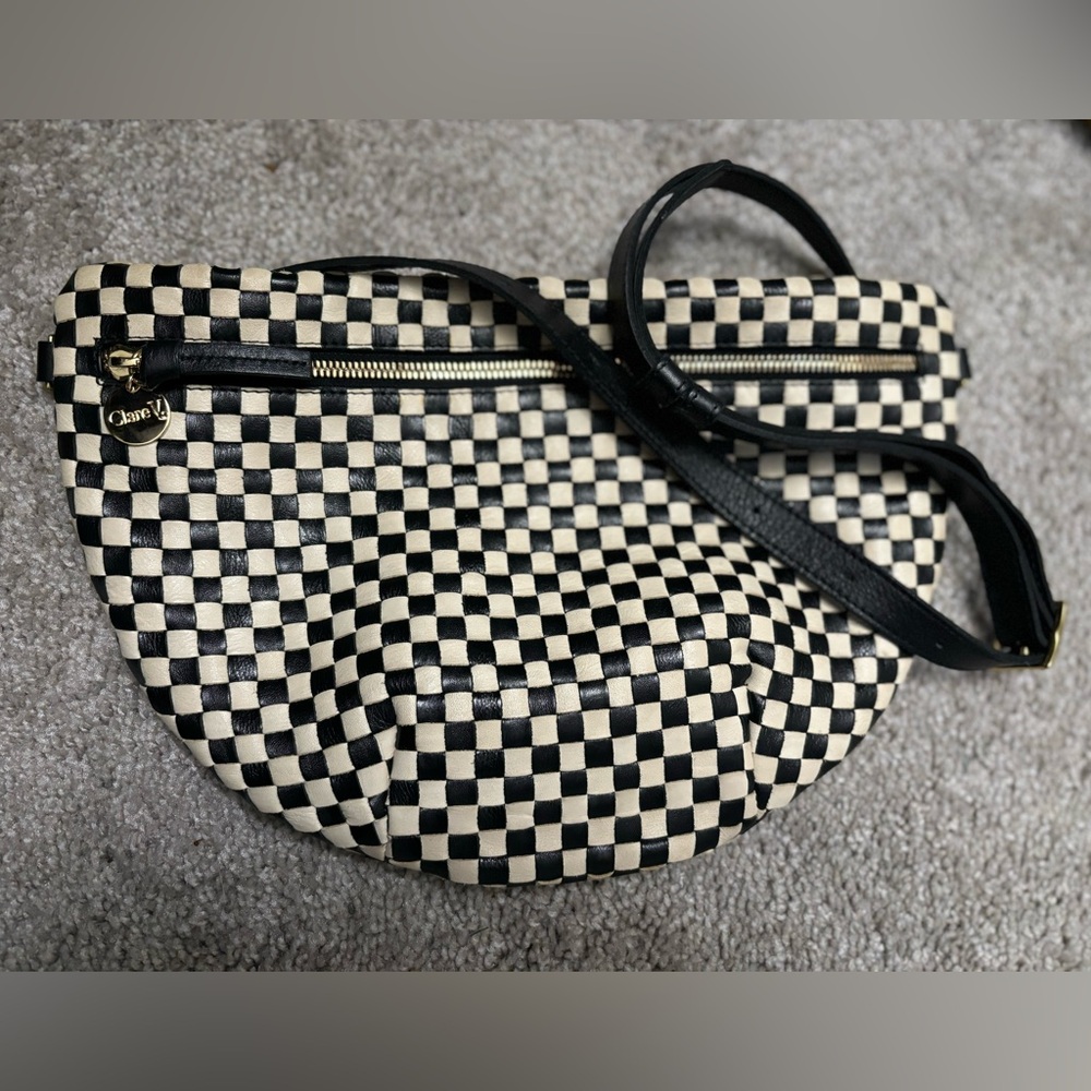 Clare V Checkered Grande Fanny
